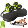 AB wheels roller - stretchable elastic resistance pull rope - abdominal muscle trainerEquipment