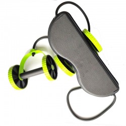 AB wheels roller - stretchable elastic resistance pull rope - abdominal muscle trainerEquipment