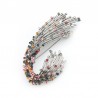 broches de forma geométrica de strass multicolor - mulheres casamentos broche pinos presentes