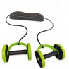 AB wheels roller - stretchable elastic resistance pull rope - abdominal muscle trainerEquipment