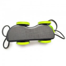 AB wheels roller - stretchable elastic resistance pull rope - abdominal muscle trainerEquipment
