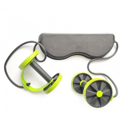 AB wheels roller - stretchable elastic resistance pull rope - abdominal muscle trainerEquipment