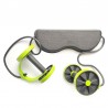 AB wheels roller - stretchable elastic resistance pull rope - abdominal muscle trainerEquipment