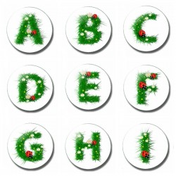 26 letter 30 mm fridge magnet - child letter magnet - cartoon kids gifts glass magnetic refrigerator stickersDecoration