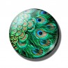 adesivo do refrigerador do pavão - peafowls magnéticos refrigerador memo 30mm gemstone de vidro redondo