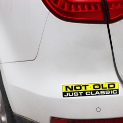 NÃO OLD JUST CLASSIC - autocolante 15.2CM * 3.3CM
