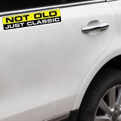NÃO OLD JUST CLASSIC - autocolante 15.2CM * 3.3CM