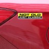 NÃO OLD JUST CLASSIC - autocolante 15.2CM * 3.3CM