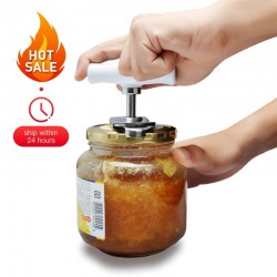 Manual inoxidável Aço fácil pode jar abridor ajustável 1-4 polegadas tampa abridores ferramenta cozinha gadget