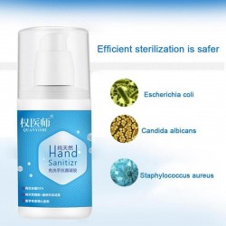 100 ml Portátil Descartável Sem Água Limpo Sanitizer Álcool Antibacteriano Sanitizer Mão Dis