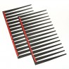 2PCS 3D Charming Black False Eyelashes Fake Eye Lash Sticker Car Headlight Decoration Funny Decal FoStyling parts