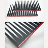 2PCS 3D Charming Black False Eyelashes Fake Eye Lash Sticker Car Headlight Decoration Funny Decal FoStyling parts
