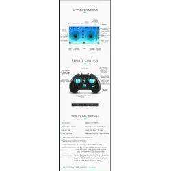JJRC H42WH WIFI FPV - câmera 0.3MP - controle de voz - retenção de altitude - borboleta RC Drone Quadcopter