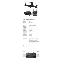 SHRC H1G 1080P 5G WiFi FPV GPS - siga-me - RC Quadcopter Drone RTF