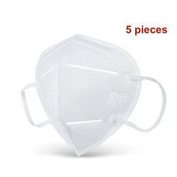 KN95 PM2.5 máscara facial - máscara boca - antibacteriano - nano filtro - 5 ou 10 peças