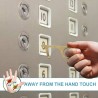 Abridor de porta sem toque - botões de imprensa sem contato - antibacteria - chaveiro de metal
