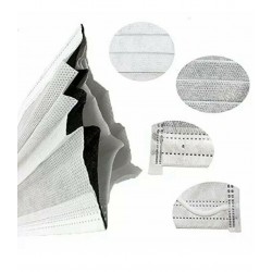 Máscara de boca/face médica - descartável - anti bacterial - branco