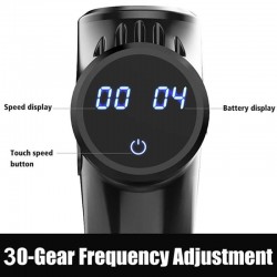 LCD Display High frequency Massage Gun muscle body relax relaxation 30 Speed VibrationMassage