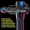 LCD Exibir alta frequência Massagem Pistola muscular relaxar 30 velocidade Vibração