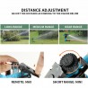 Aspersor de água de jardim rotativo de 360 graus - pulverizador ajustável durável - incl. suporte de metal
