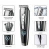5 em 1 conjunto de aparador de cabelo elétrico - impermeável - aparador de barba
