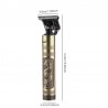 T9 - cortador de cabelo elétrico profissional - sem fio - carga USB - 0 mm