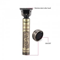 T9 - cortador de cabelo elétrico profissional - sem fio - carga USB - 0 mm