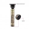T9 - cortador de cabelo elétrico profissional - sem fio - carga USB - 0 mm