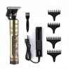 T9 - cortador de cabelo elétrico profissional - sem fio - carga USB - 0 mm