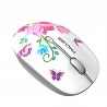2.4G - 1600DPI - mouse óptico sem fio super silencioso