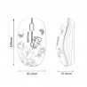2.4G - 1600DPI - super quiet wireless optical mouseMouses