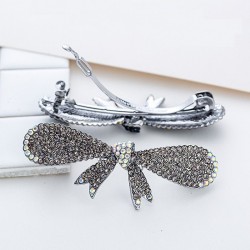 Elegante cristal bowknot - grampo de cabelo - grampo de cabelo