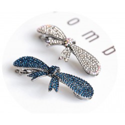 Elegant crystal bowknot - hair clip - hairpinHair clips