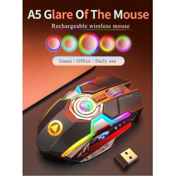 Mouse óptico sem fio - 1600DPI - USB - 2.0 receptor