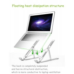 Macbook / laptop alumínio stand - ajustável e dobrável