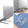 Macbook / laptop alumínio stand - ajustável e dobrável