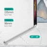 MacBook / laptop PC plástico stand - com proteção de gel de sílica - ajustável e dobrável