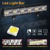 60W - 420W - LED light-bar - combo holofotes para caminhões - off-roads - tratores - 4x4 SUV - ATV - barcos