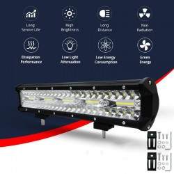 60W - 420W - LED light-bar - combo holofotes para caminhões - off-roads - tratores - 4x4 SUV - ATV - barcos