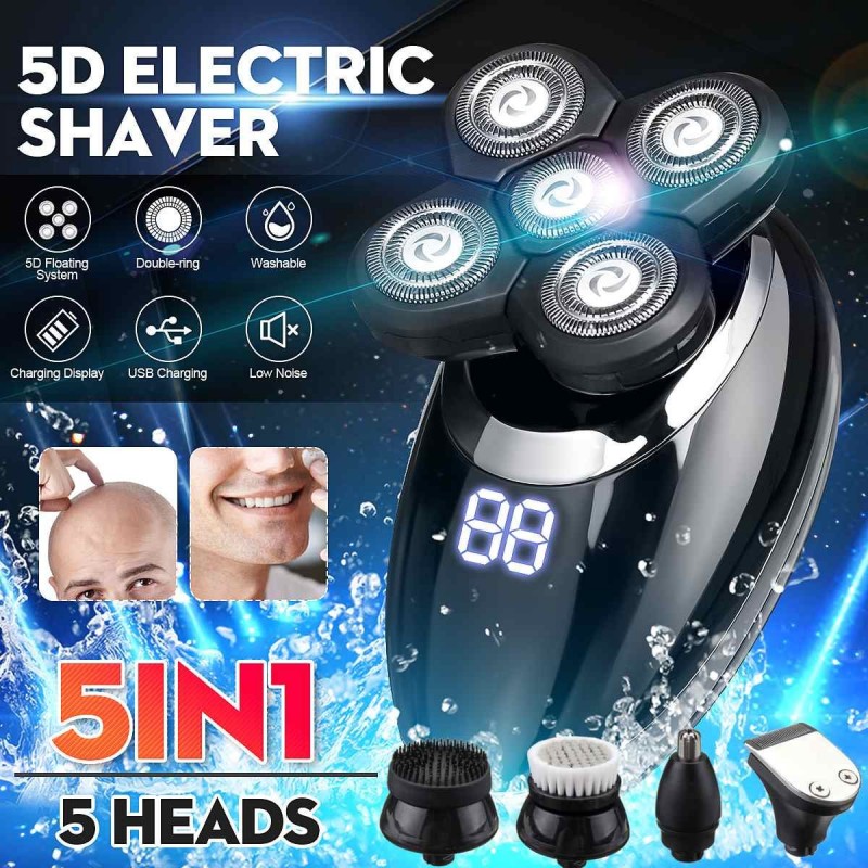 5 em 1 Shaver elétrico recarregável