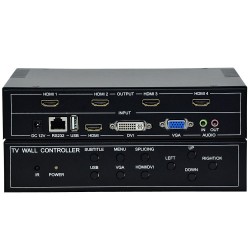Controlador de parede de TV Para HDMI - DVI - VGA - USB