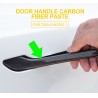 Modelo Tesla 3 - pega da porta adesivo protetor - 4 peças