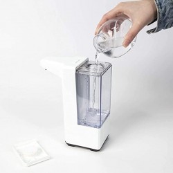 500ml - automático - dispensador de álcool sem toque - mão sanitária