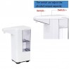 500ml - automático - dispensador de álcool sem toque - mão sanitária