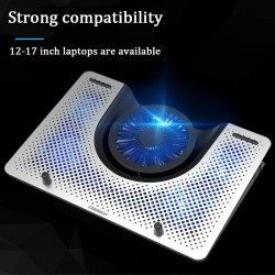 Ventilador de resfriamento de 12-17 polegadas para MacBook & laptop - suporte - suporte ajustável