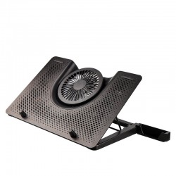 Ventilador de resfriamento de 12-17 polegadas para MacBook & laptop - suporte - suporte ajustável