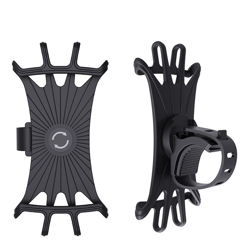 Carro - bicicleta - titular de telefone de silicone de motocicleta - 360 graus rotativo