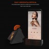 Mini suporte de telefone com amplificador de som