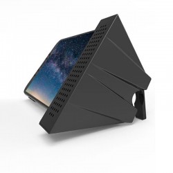Mini suporte de telefone com amplificador de som
