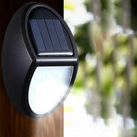 O7K7 - 100mAh - 10 LED - lâmpada solar alimentado - luz do sensor de movimento - impermeável